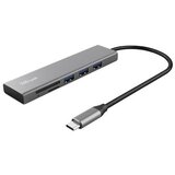 Trust Čitalec spominskih kartic HUB Halyx, 3 x USB in SD card | Shoptok.si