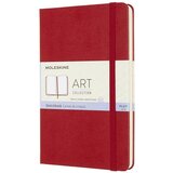 Moleskine Beležnica Sketchbook M trde platnice, rdeča – brezčrtna | Shoptok.si