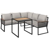 Bessagi Garden Lounge Garnitura Sonora, Svetlo Siva | Shoptok.si