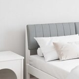 vidaXL tapecirani uzglavlje svijetlo siva 140 cm čvrsto borovo drvo | shoptok.hr
