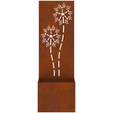  Privatnost u vrtu Cvjetni Rđa 50 x 32 x 150 cm Otporni čelik | shoptok.hr