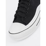 Shelvt Women's Black Sneakers with White Sole | shoptok.hr