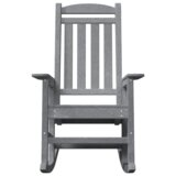  2 kom ljuljačke stolice Svijetlosiva 70x92x107.5 cm HDPE | shoptok.hr