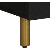  Stolić za kavu crni 100 x 54 x 40 cm od konstruiranog drva | Eponuda.com