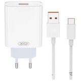 XO Kućni punjač sa kablom od 120W (USB-A) L164, Beli | ePonuda.com