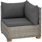  Kutna sofa s jastucima GENDT Prirodni ratan Kubu siva | shoptok.hr