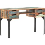 vidaXL Pisalna miza 118x48x75 cm trden predelan les Cene