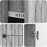 TV ormar Siva sonoma 89 x 34,5 x 60 cm Konstruirano drvo | shoptok.hr