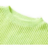  Dječji džemper pleteni neonskožuti 140 | shoptok.hr