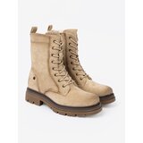 Shelvt Suede beige workers with solid tread | Shoptok.si