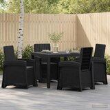  Vrtni set za objed 5 kom. Antracit PP | shoptok.hr
