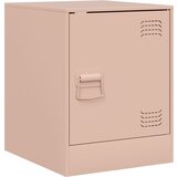 Maison Chic Nočna omarica - Nočna miza roza 34,5x39x44 cm jeklo, (21689908) | Shoptok.si