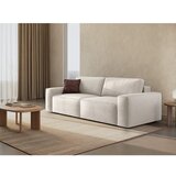 Micadoni Bijela sklopiva sofa od bouclé tkanine 247 cm Jodie – Home | shoptok.hr