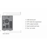 Socomec UPS NeTYS PR-MT 1500A/1050W 230V 50/60Hz/AVR/STEPWAVE/RJ45/USB Slike