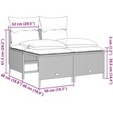  5-dijelni vrtni set sofa s jastucima bež od poliratana | shoptok.hr