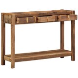  Konzolna stolica s ladicama s pohranom Smeđa 107 x 33 x 76 cm | shoptok.hr
