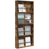  Polica za časopise Zidne 2 pcs Dimljeni hrast 60 x 12 x 70 cm | shoptok.hr
