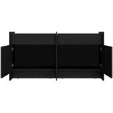 noo.ma Črna komoda 146x76x51 cm Hido – | Shoptok.si
