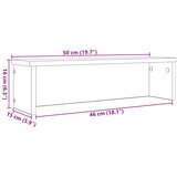  Kuhinjski stalak za slaganje 50x15x16 cm konstruirano drvo | shoptok.hr