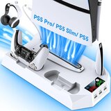 TOKLUCK stojalo za PS5/PS5 Pro s polnilno postajo | Shoptok.si