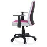 MID.YOU Mladinski Vrtljivi Stol Kiddy Extra, Siva, Roza | Shoptok.si