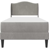  Krevetna konstrukcija 2 pcs Svjetlosiva 90 x 190 cm Baršun | Shoptok.si