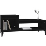 vidaXL Stolić za kavu crni 100 x 50 x 45 cm od konstruiranog drva | shoptok.hr