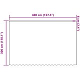  Čipkasta zavjesa sa zavjesama Bijelo 300 x 400 cm Poliester | Eponuda.com