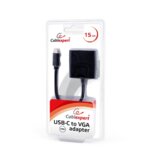 Gembird USB adapter kabl Type-C to VGA, USB3.1 , BLACK, 15cm, GEMBIRD AB-CM-VGAF-01 | Eponuda.ba