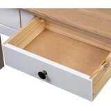  Konzolni stol od borovine bijeli 110x40x72 cm asortiman Panama | shoptok.hr