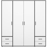 Rauch Möbel OMARA S KLASIČNIMI VRATI, siva, bela | Shoptok.si