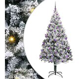 Umjetno božićno drvce Bijelo 210 cm PVC i Čelik i Plastika | shoptok.hr