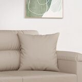  Ukrasni jastuci 2 kom krem 40 x 40 cm od mikrovlakana | shoptok.hr