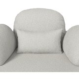 Bessagi Home Fotelj Bianca, Siva | Shoptok.si