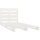  Za krevet bijeli 100 x 200 cm od masivne borovine | shoptok.hr