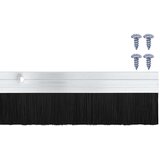  Držač četke za vrata 12 pcs Srebrno 100 cm Aluminijski legura | shoptok.hr