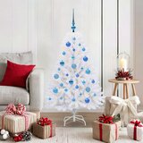  Umjetno božićno drvce s nogom Bijela 120 cm PVC i čelik | shoptok.hr