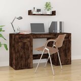 Maison Chic Pisalna miza - pisarniška miza - Računalniška miza z omaricami dimljen hrast inženirski les, (21785311) | Shoptok.si