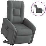 Maison Chic Električni naslanjač - Relax naslanjač s funkcijo vstajanja temno siv, (22061848) | Shoptok.si