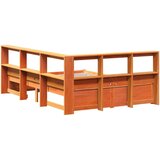  Polica postelja z vzglavjem 2 pcs Voskast rjav 200 x 140 cm, (5000121010) | Shoptok.si