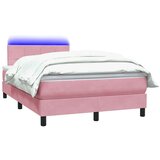 Box Spring krevet s madracem ružičasti 120x220 cm samt | shoptok.hr