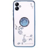 INORCO Za Samsung Galaxy A04e 4G/M04 4G/F04 4G TPU ohišje s stojalom iz nosorogovih cvetov z vzorcem galvaniziranega ovitka za telefon, (22033347) Cene