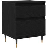  Noćni ormar 2 pcs Crni hrast 40 x 35 x 50 cm Konstruirano drvo | shoptok.hr