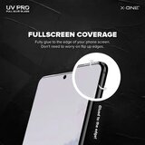 X-ONE UV PRO kaljeno steklo - za Samsung Galaxy S23 Ultra (case friendly) - deluje s čitalcem | Shoptok.si