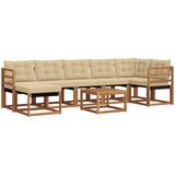  Set vanjskih sofa 8 kom. Prirodna i bež | shoptok.hr