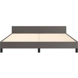  Posteljni okvir z vzglavjem siv 160x200 cm umetno usnje, (20904502) | Shoptok.si
