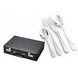 Altom design set pribora za jelo za 12 osoba u koferu Gerpol Violino (68 elemenata) - 0104001183 | shoptok.hr