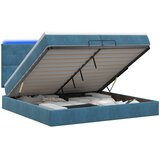  od pjene s madracem i LED-om Tamno plava 200 x 200 cm | shoptok.hr