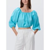 Reserved Lanena bluza - tirkiz | shoptok.hr