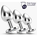 Crushious BIJOU ANAL TRAIN TRIO CLEAR WITH FREE INDIVIDUAL BAGS | Shoptok.si